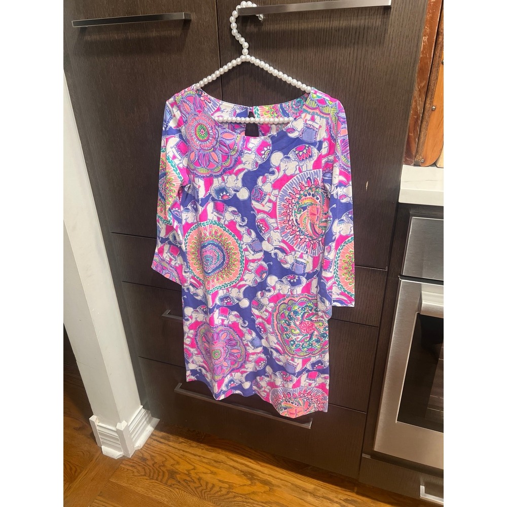 Lilly Pulitzer Bay Dress, Play That Trunky‎ Music XS nwot
